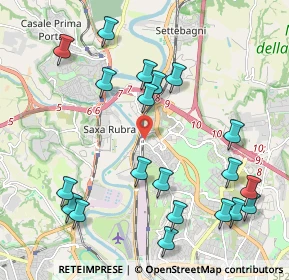 Mappa Via Incisa in Val D'Arno, 00138 Roma RM, Italia (2.5185)