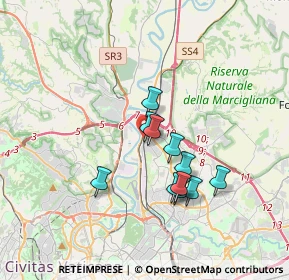 Mappa Via Incisa in Val D'Arno, 00138 Roma RM, Italia (3.01091)