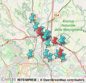 Mappa Via Incisa in Val D'Arno, 00138 Roma RM, Italia (2.75529)