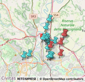 Mappa Via Incisa in Val D'Arno, 00138 Roma RM, Italia (2.88579)