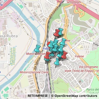 Mappa Via Incisa in Val D'Arno, 00138 Roma RM, Italia (0.24615)