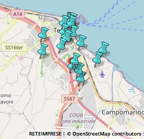 Mappa Via Degli Abeti, 86039 Termoli CB, Italia (1.5895)