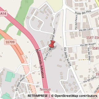 Mappa Via dei Ciliegi, nr. 11, 86039 Termoli, Campobasso (Molise)