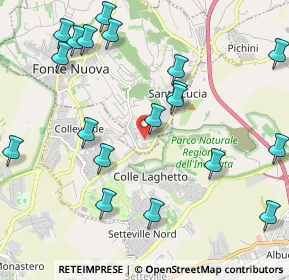 Mappa Via Piemonte, 00013 Santa Lucia RM, Italia (2.6915)