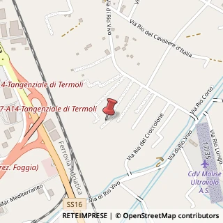 Mappa Rio del Mestolone, 8, 86039 Termoli, Campobasso (Molise)