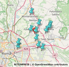 Mappa Via di Santa Lucia, 00013 Santa Lucia RM, Italia (6.30417)