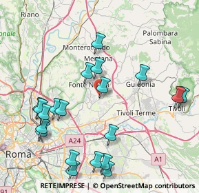Mappa Via di Santa Lucia, 00013 Santa Lucia RM, Italia (9.842)