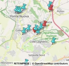 Mappa Via di Santa Lucia, 00013 Santa Lucia RM, Italia (2.155)