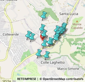Mappa Via di Santa Lucia, 00013 Santa Lucia RM, Italia (0.6615)