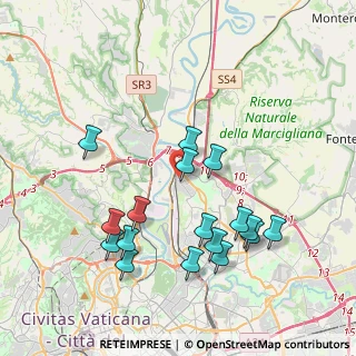 Mappa Via Piteglio, 00138 Roma RM, Italia (4.25941)