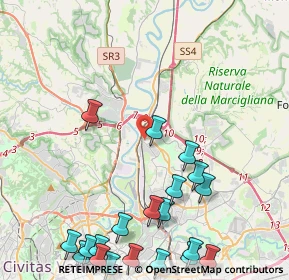 Mappa Via Piteglio, 00138 Roma RM, Italia (6.241)