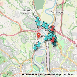 Mappa Via Granzotto, 00188 Roma RM, Italia (1.5185)