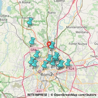 Mappa Via Granzotto, 00188 Roma RM, Italia (7.42357)