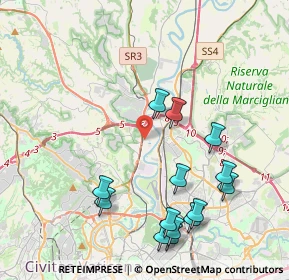 Mappa Via Granzotto, 00188 Roma RM, Italia (4.81643)