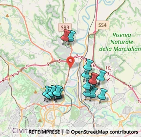 Mappa Via Granzotto, 00188 Roma RM, Italia (3.8225)