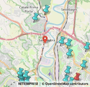 Mappa Via Granzotto, 00188 Roma RM, Italia (3.5075)