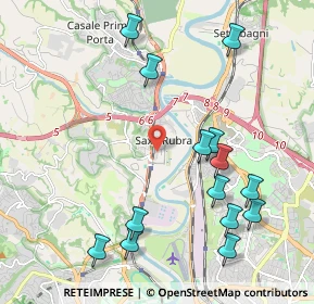 Mappa Via Granzotto, 00188 Roma RM, Italia (2.49571)