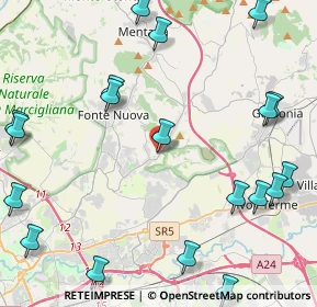 Mappa Via Liguria, 00013 Santa Lucia RM, Italia (6.336)