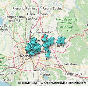 Mappa Via Liguria, 00013 Santa Lucia RM, Italia (10.342)