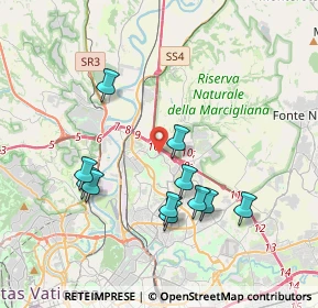 Mappa Porta Di Roma, 00138 Roma RM, Italia (3.85455)
