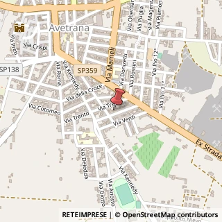 Mappa Via Martiri D'Ungheria, 52, 74020 Avetrana, Taranto (Puglia)