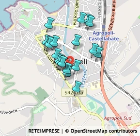 Mappa Viale Lazio, 84043 Agropoli SA, Italia (0.3545)