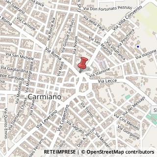 Mappa Piazza Assunta, 7/9, 73041 Carmiano, Lecce (Puglia)
