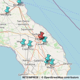 Mappa Via Enzo Sozzo, 73100 Lecce LE, Italia (17.41083)