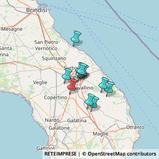 Mappa Via Enzo Sozzo, 73100 Lecce LE, Italia (8.4)