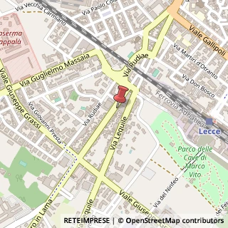 Mappa Via O. Ducas, 3, 73100 Lecce, Lecce (Puglia)