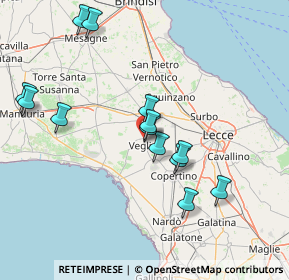 Mappa - z.i. di, 73010 Veglie LE, Italia (16.10308)