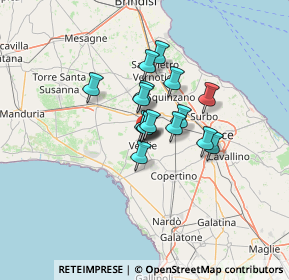 Mappa - z.i. di, 73010 Veglie LE, Italia (8.65313)