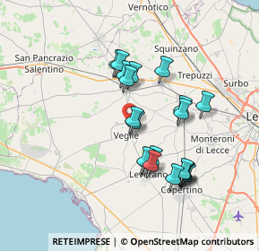 Mappa - z.i. di, 73010 Veglie LE, Italia (6.854)