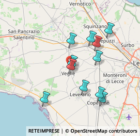Mappa - z.i. di, 73010 Veglie LE, Italia (7.21909)
