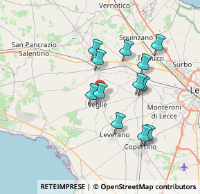 Mappa - z.i. di, 73010 Veglie LE, Italia (6.81)