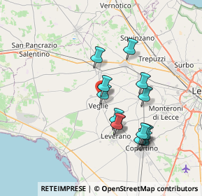 Mappa - z.i. di, 73010 Veglie LE, Italia (7.07714)