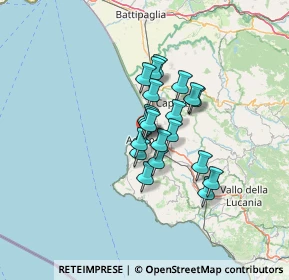 Mappa Via Arturo Toscanini, 84043 Agropoli SA, Italia (9.3415)