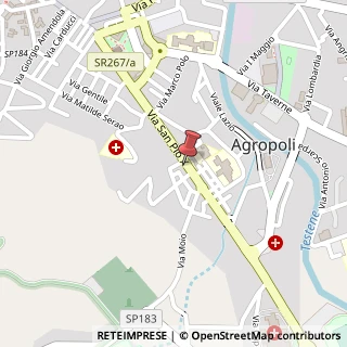 Mappa Via San Pio X, 134, 84043 Agropoli, Salerno (Campania)