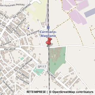 Mappa SP224, 26, 73041 Carmiano, Lecce (Puglia)