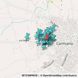 Mappa Via Salvo d'Acquisto, 73041 Carmiano LE, Italia (0.25357)
