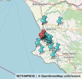 Mappa Via Saverio Nitti, 84043 Agropoli SA, Italia (7.96647)