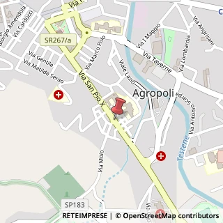 Mappa Via San Pio X, 119, 84043 Agropoli, Salerno (Campania)