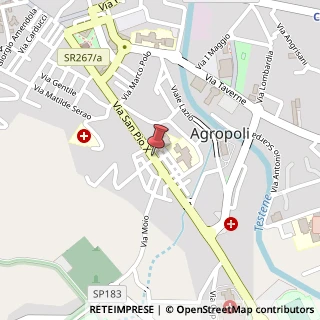 Mappa Via San Pio X,  103, 84043 Agropoli, Salerno (Campania)