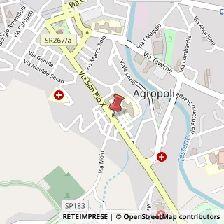 Mappa Via San Pio X, 113, 84043 Agropoli, Salerno (Campania)