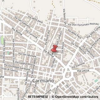 Mappa Via Roma, 86, 73041 Carmiano, Lecce (Puglia)