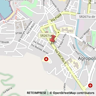 Mappa Via San Pio X, 31, 84043 Agropoli, Salerno (Campania)