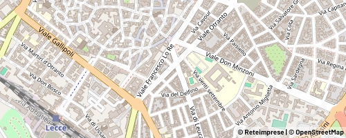 Mappa Lecce