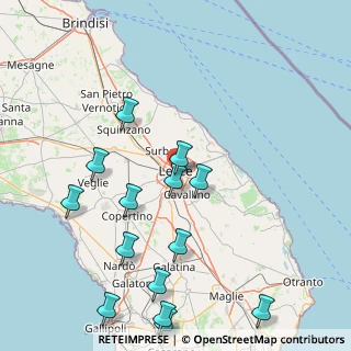 Mappa Via P. Bax, 73100 Lecce LE, Italia (21.06071)