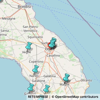 Mappa Via P. Bax, 73100 Lecce LE, Italia (27.66733)