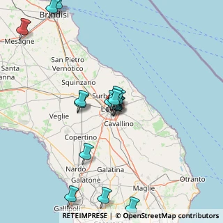 Mappa Via P. Bax, 73100 Lecce LE, Italia (16.88688)